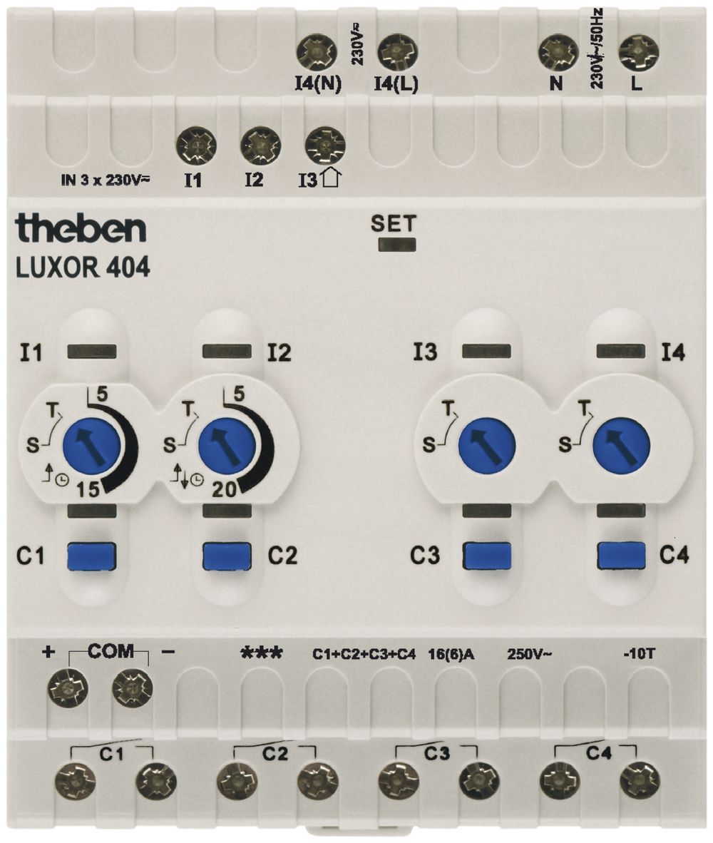 Module d'extension Theben LUXOR 404 4-canal