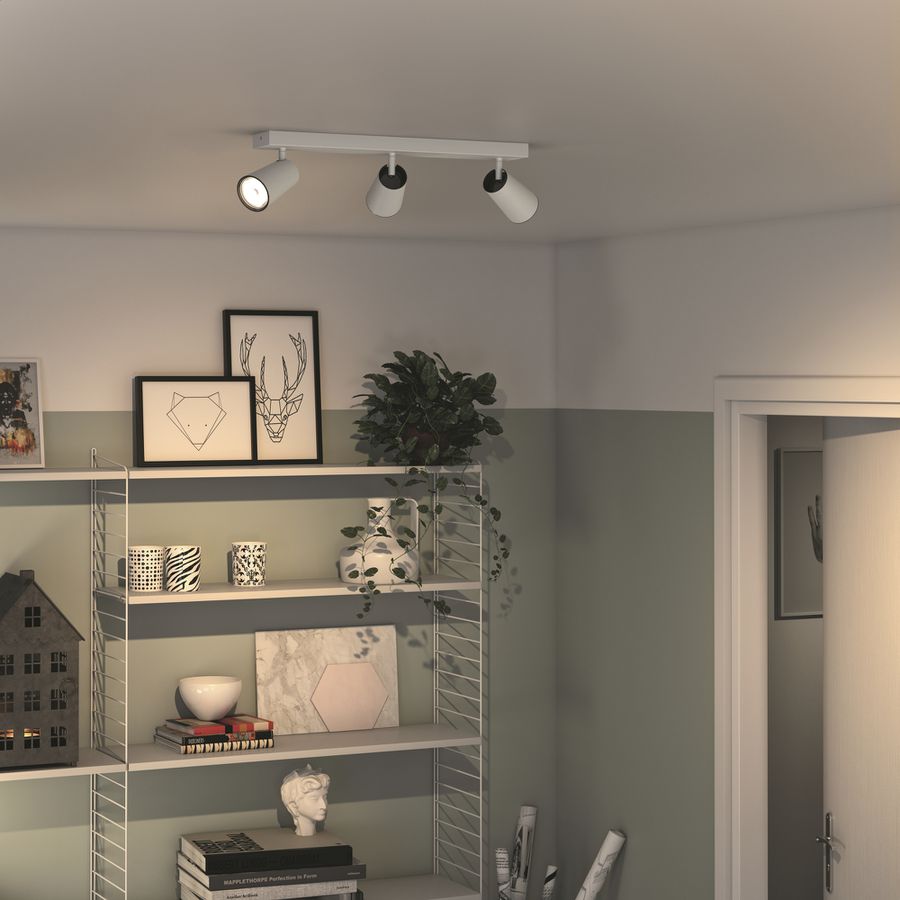 Deckenleuchte Philips myLiving PAISLEY, GU10 3×5.5W IP20, weiss