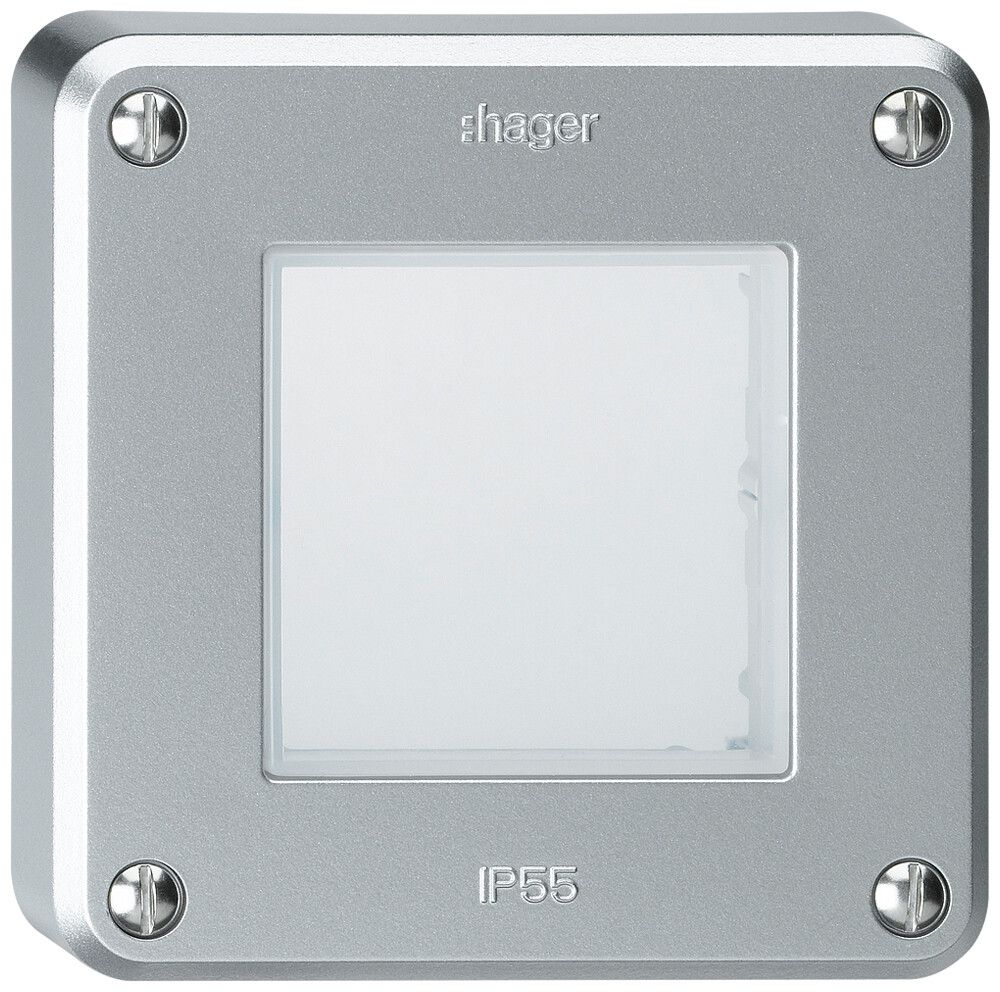 Oberteil robusto für Systo/KNX-Apparate, aluminium, IP55