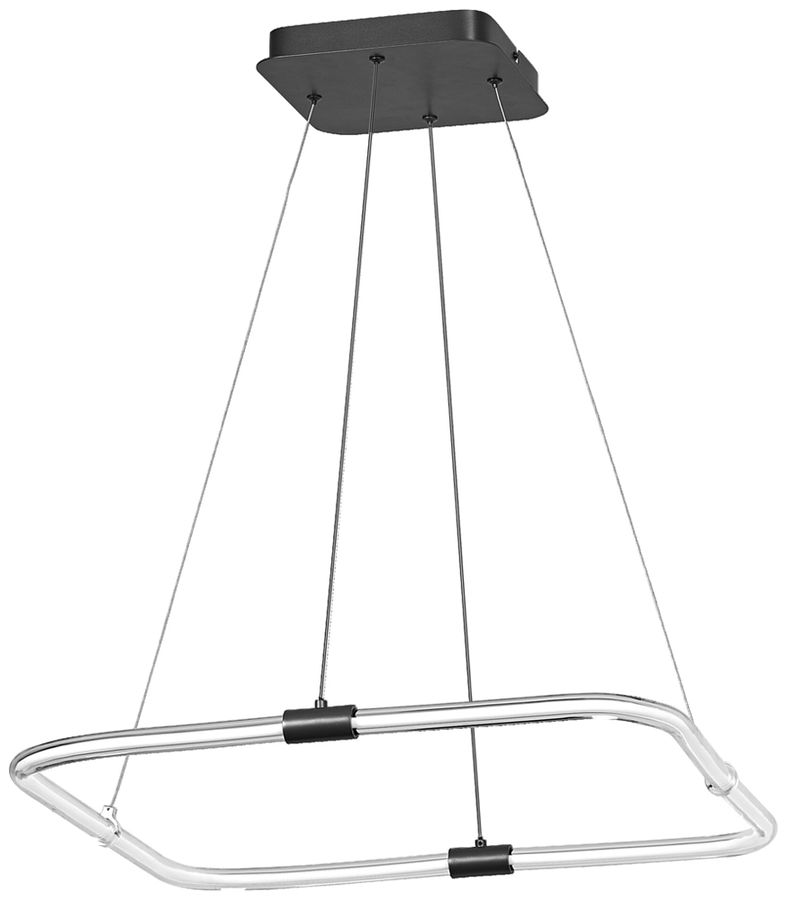 LED-Pendelleuchte LEDVANCE Decor Tetragon 18W 2000lm 830 567×566mm schwarz