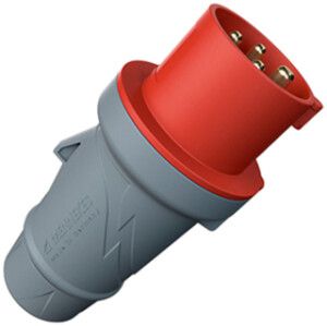 Stecker CEE Mennekes PowerTOP Plus 4P 16A 400V 6h rt IP44 Schraubklemme