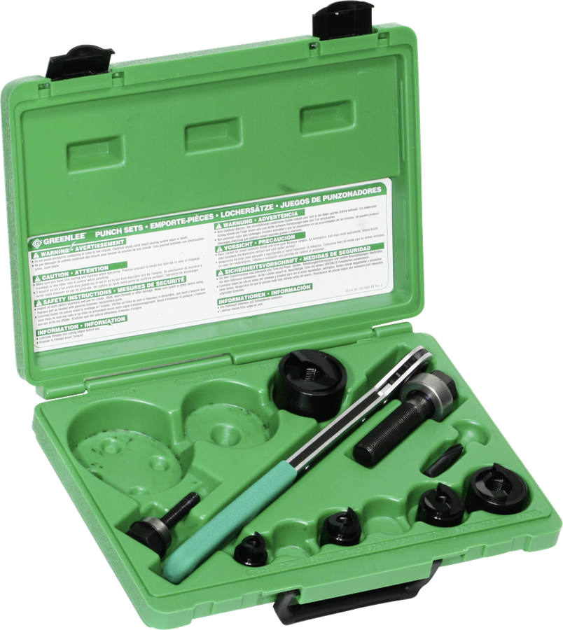Kit di perforatore Greenlee Slug-Buster completo M16-M40