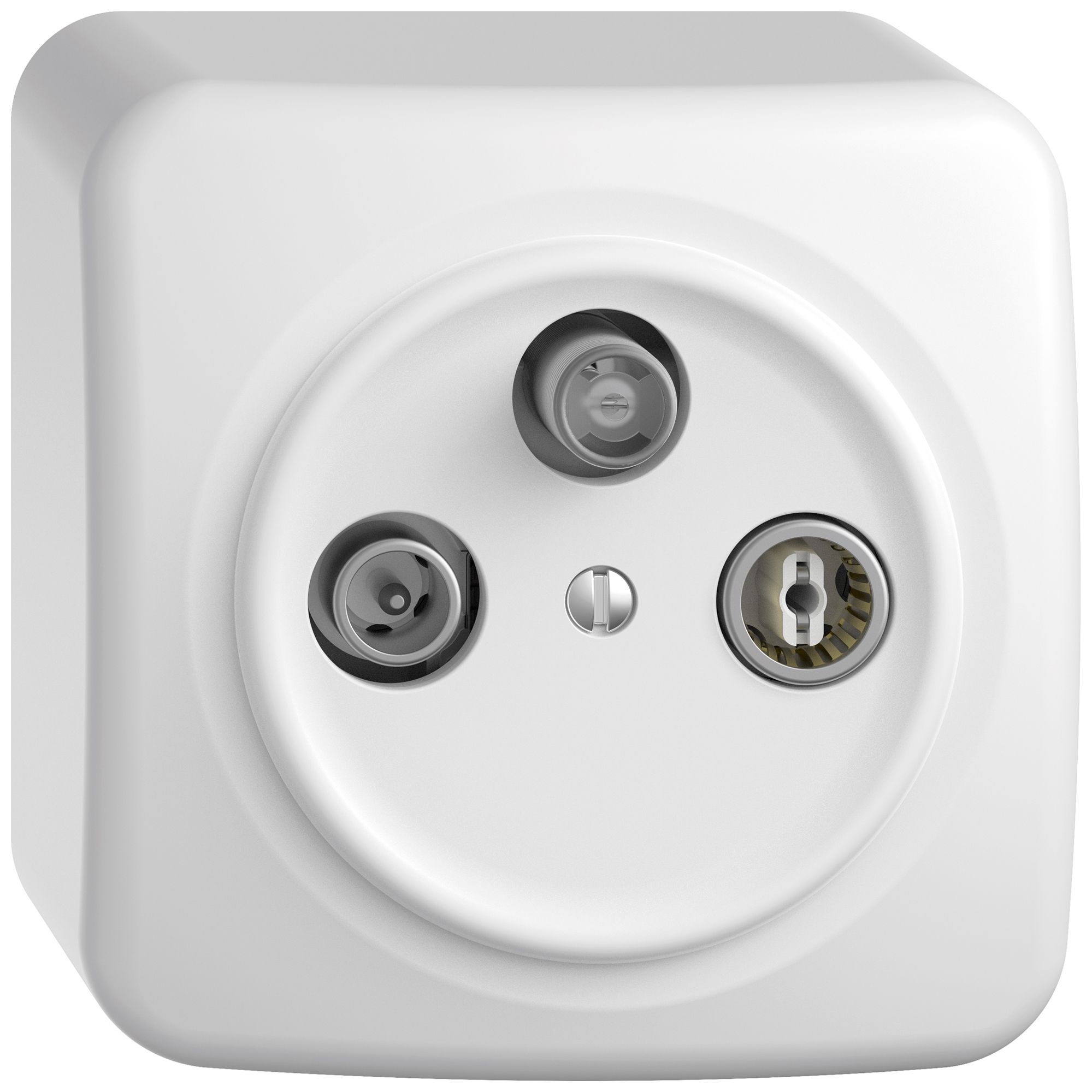 AP-Antennendose TV-R-SAT STANDARDdue SNAPFIX® DB53 Stichdose ws