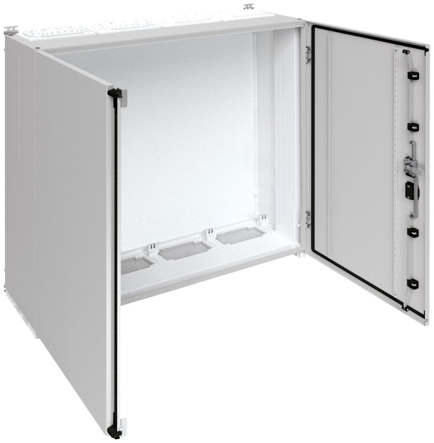 Wandschrank Hager univers mit Volltür SK II IP55 1100×1050×275mm RAL 7035