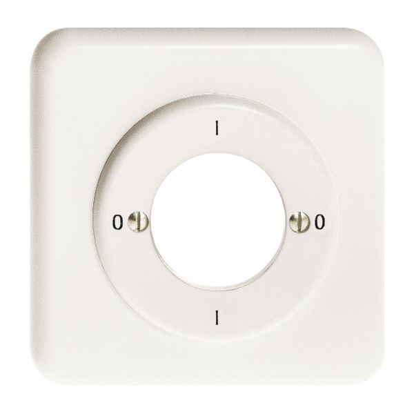 Kit frontale INC 0-1-0-1 bianco per interr.rotativo a chiave