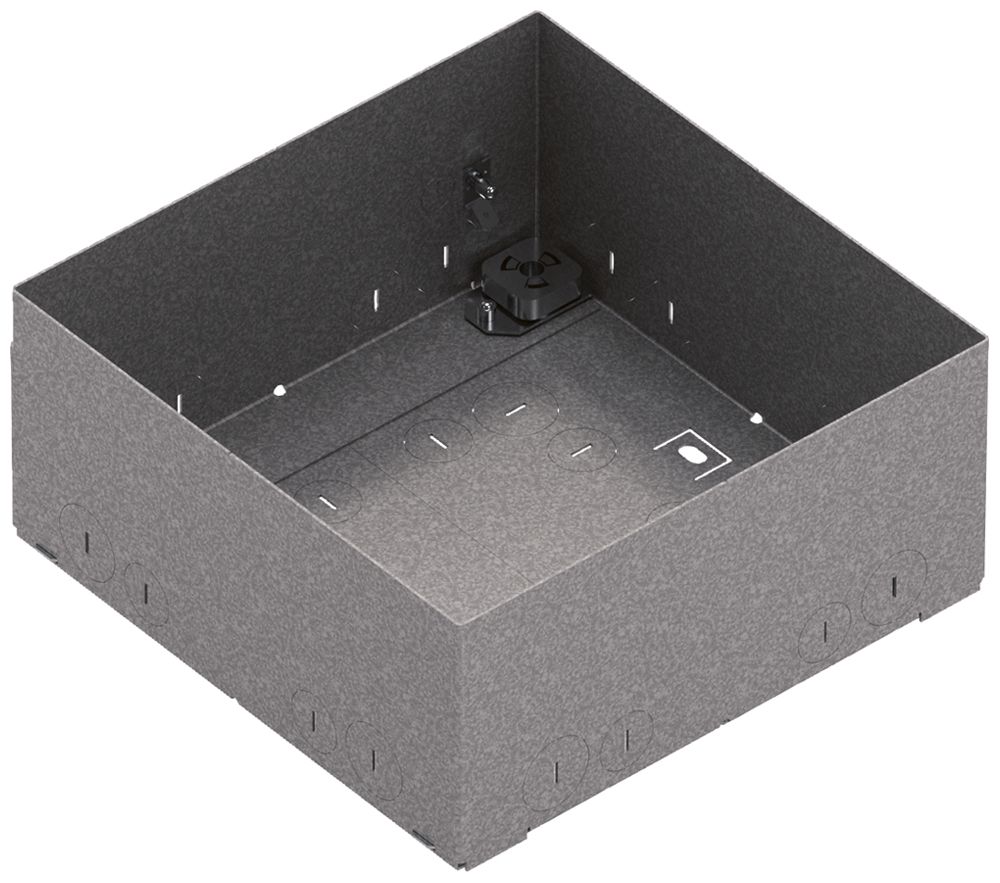 Bodendose Hager für Edelstahlkassette Q12