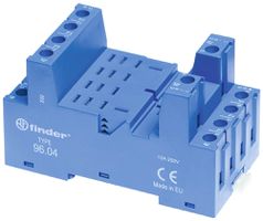 Zoccolo Finder 96 per relè 56.34 connessione a vite con staffa di fissaggio