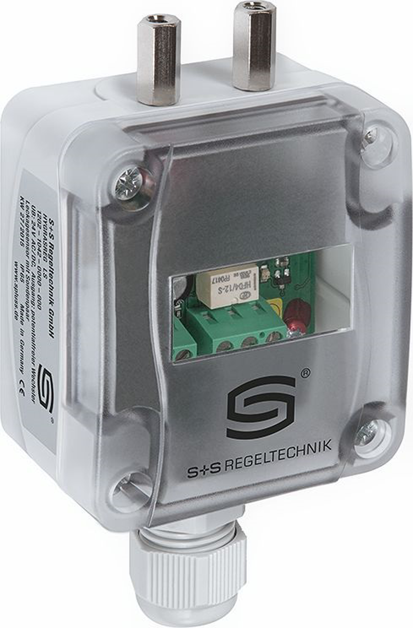 Leckagesensor/Wassereinbruchsmelder, 24V AC/DC, Ausgang: 1x Wechsler 24V