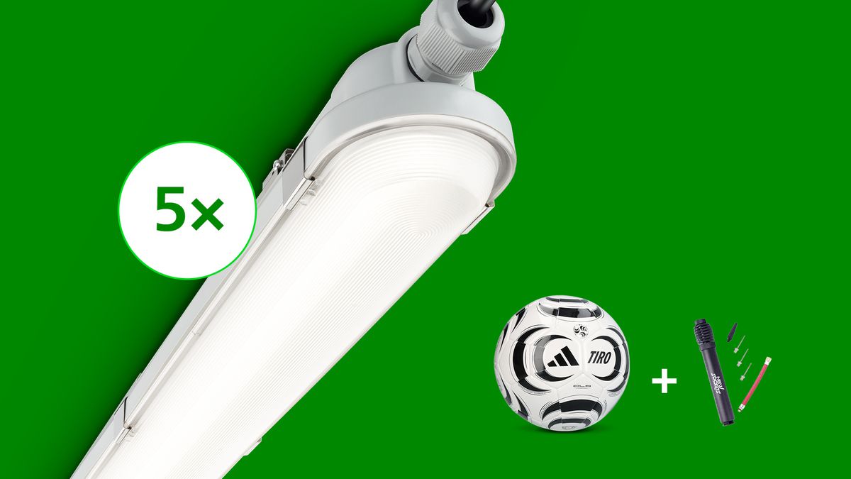 CoreLine Feuchtraumleuchte 5+1 WM-Promo 3500/4300/5100/6000lm, L1500, On/Off