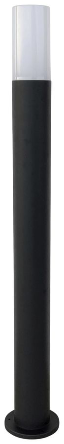 Borne lumineuse LED Z-Licht PLSK 12W 900lm 3000K IP54 Ø140×1000mm noir