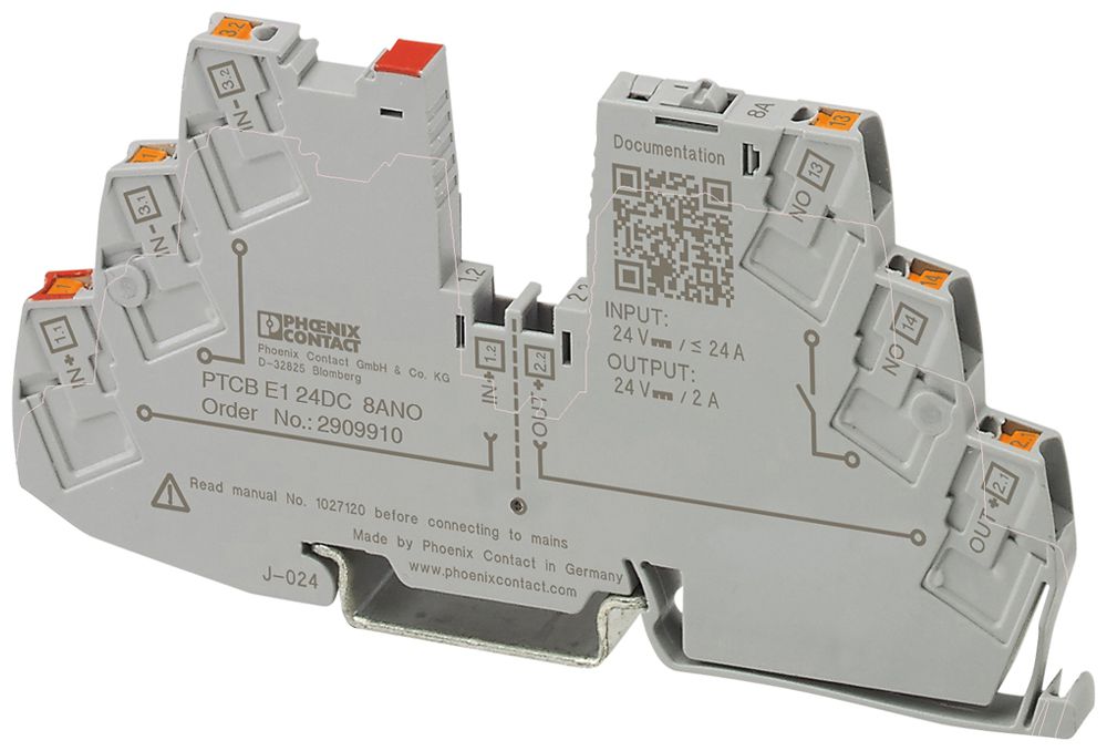 Interruttore di protezione PX PTCB E1 24DC/8A NO