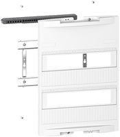 Kit di montaggio SE Resi9 con rotaia DIN 2 file 12UM/fila con morsettiera  PE+N