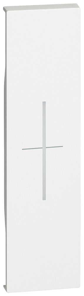 Cache de touche Living Now 1 module pour touche MyHOME avec symbole stop blanc