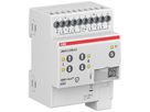 Attuatore per persiana AMD ABB JRA/S2.230.5.2 2-volte 6A/230VAC misura.tde