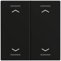 Wippe MDT TAL-60W2A16.02 1T/4B f.Sensortasten schwarz matt "Jalousie"