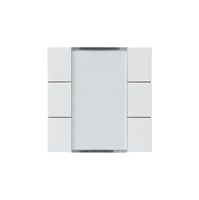 Frontset Hager kallysto 6×KNX systemlink/easylink weiss