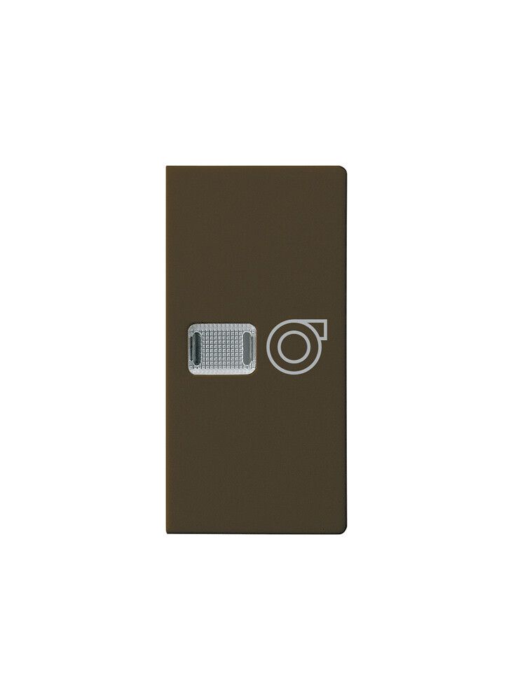 Bouton kallysto avec symbole ventilation brun