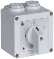 AP-Drehschalter K&N grau 25A 400V 2/3L