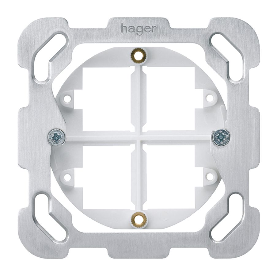 Aufnahmering Hager HMS F für 4 Module