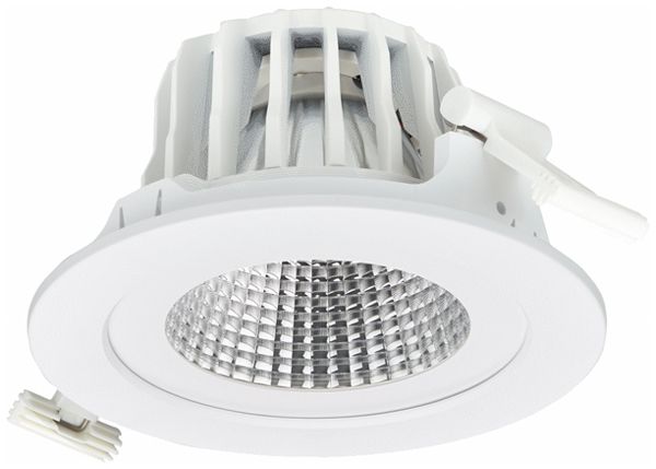 Downlight LED Philips GreenSpace RS350B 30.5W 2700lm 822 24° VAR Ø163mm blanc