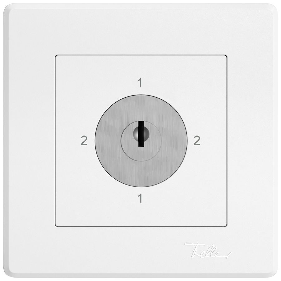 Interrupteur rotatif ENC EDIZIO.liv SNAPFIX® inverseur 3/2L serrure&2 clés bc