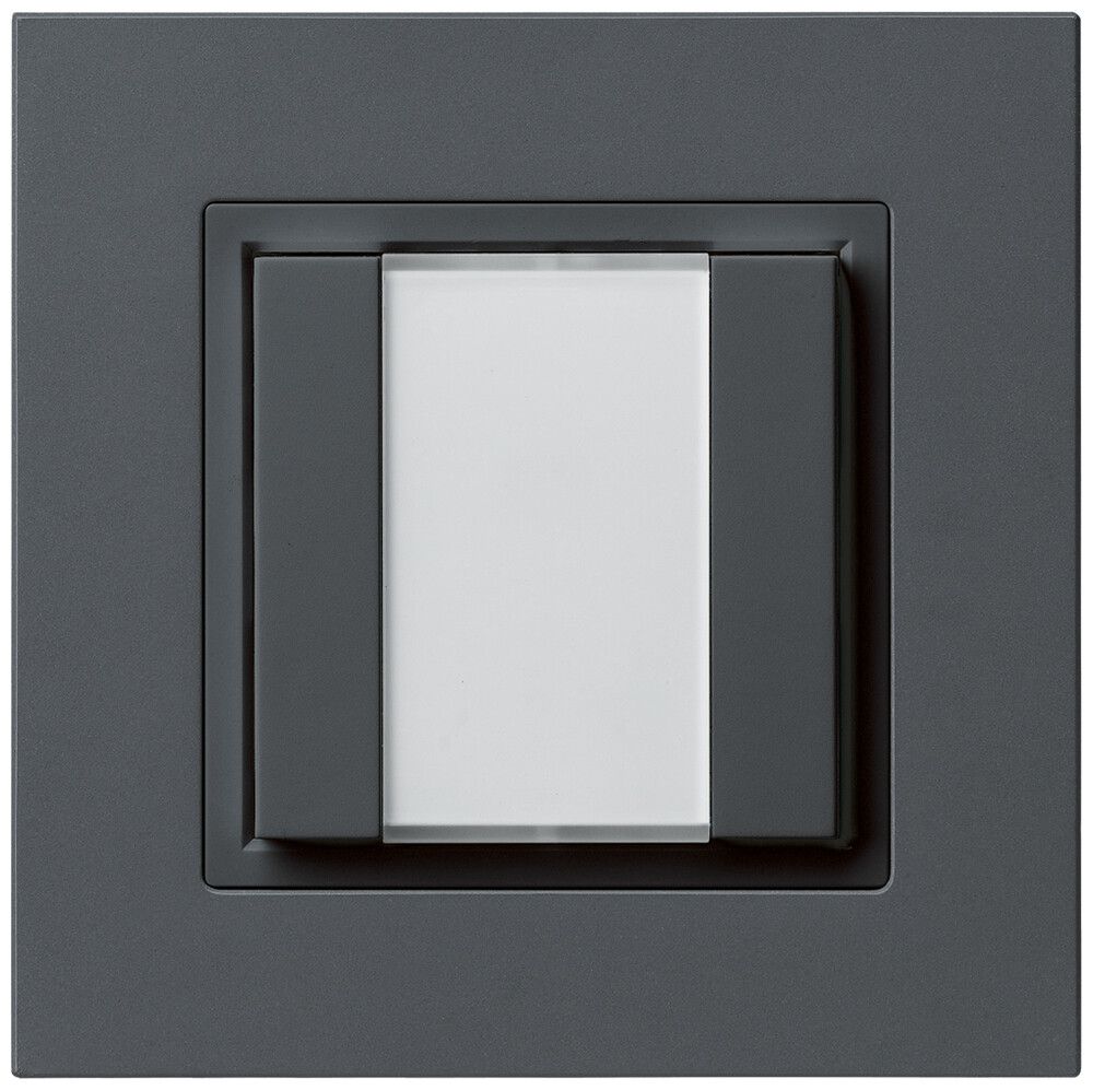 Pulsante universale INC 2×kallysto.pro con LED antracite