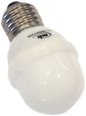 LED Leuchtmittel 1W/230V amber E27 Bulb mit 12LED MK