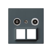 Multimediadose kallysto R/TV Bauart A 4dB 2GHz anthrazit