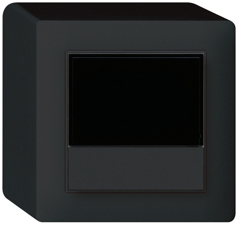 Termostato ambiente AP kallysto nero KNX s/e-link