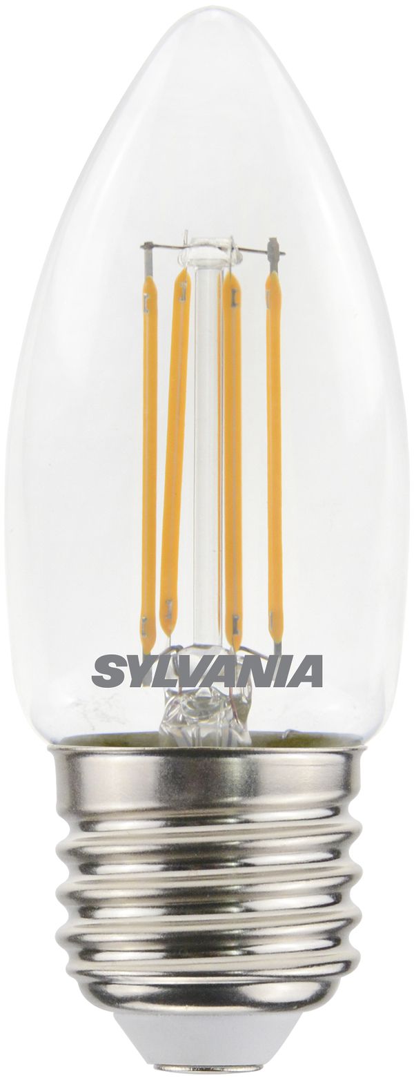 Lampada LED Sylvania ToLEDo CANDLE E27 4.5W 470lm 827 KL SL