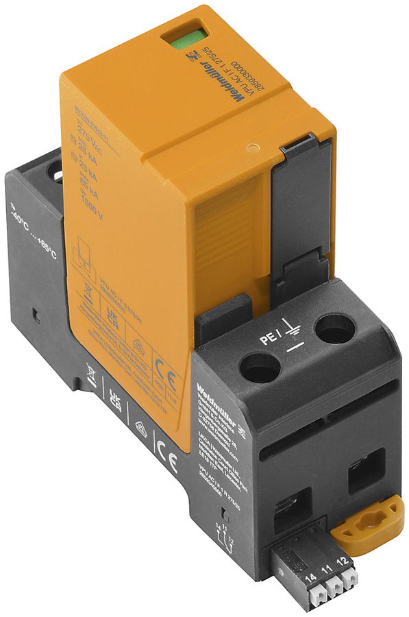 Scaricatore di sovratensione Weidmüller tipo I+II+III, TT per L-N, TN-C, TN-S
