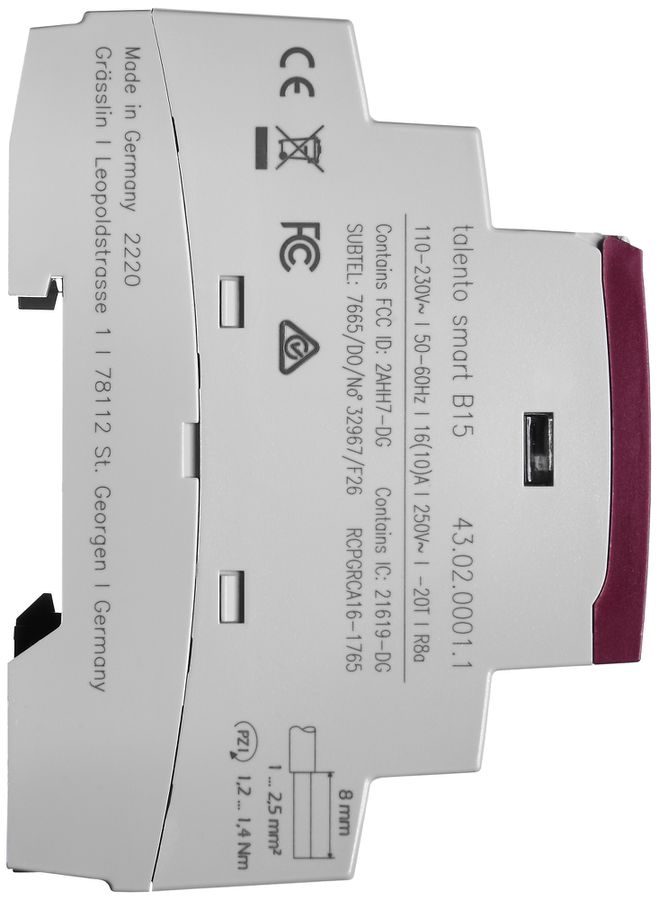 REG-Schaltuhr digital talento smart B15, 1-Kanal