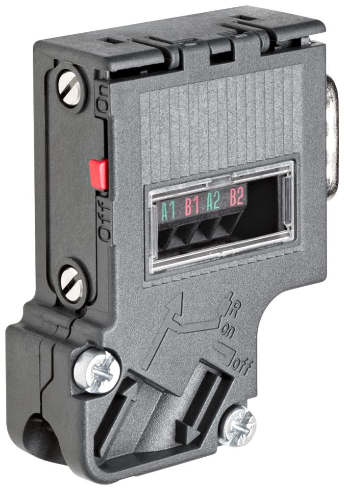 Fiche de raccordement bus API Siemens SIMATIC DP PROFIBUS séparable 35°