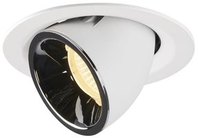 EB-LED-Downlight SLV NUMINOS GIMBLE M, 17.5W 500mA 1550lm 3000K 55° ws/chr