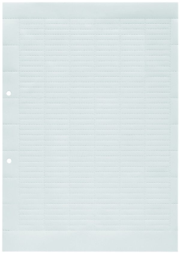Einsteckschild Weidmüller ESO 7 DIN A4 27×6.3mm Papier weiss
