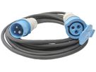 Verlängerungskabel Steffen GdV 3×2.5mm² 20m CEE16/CEE16 für Industrie schwarz