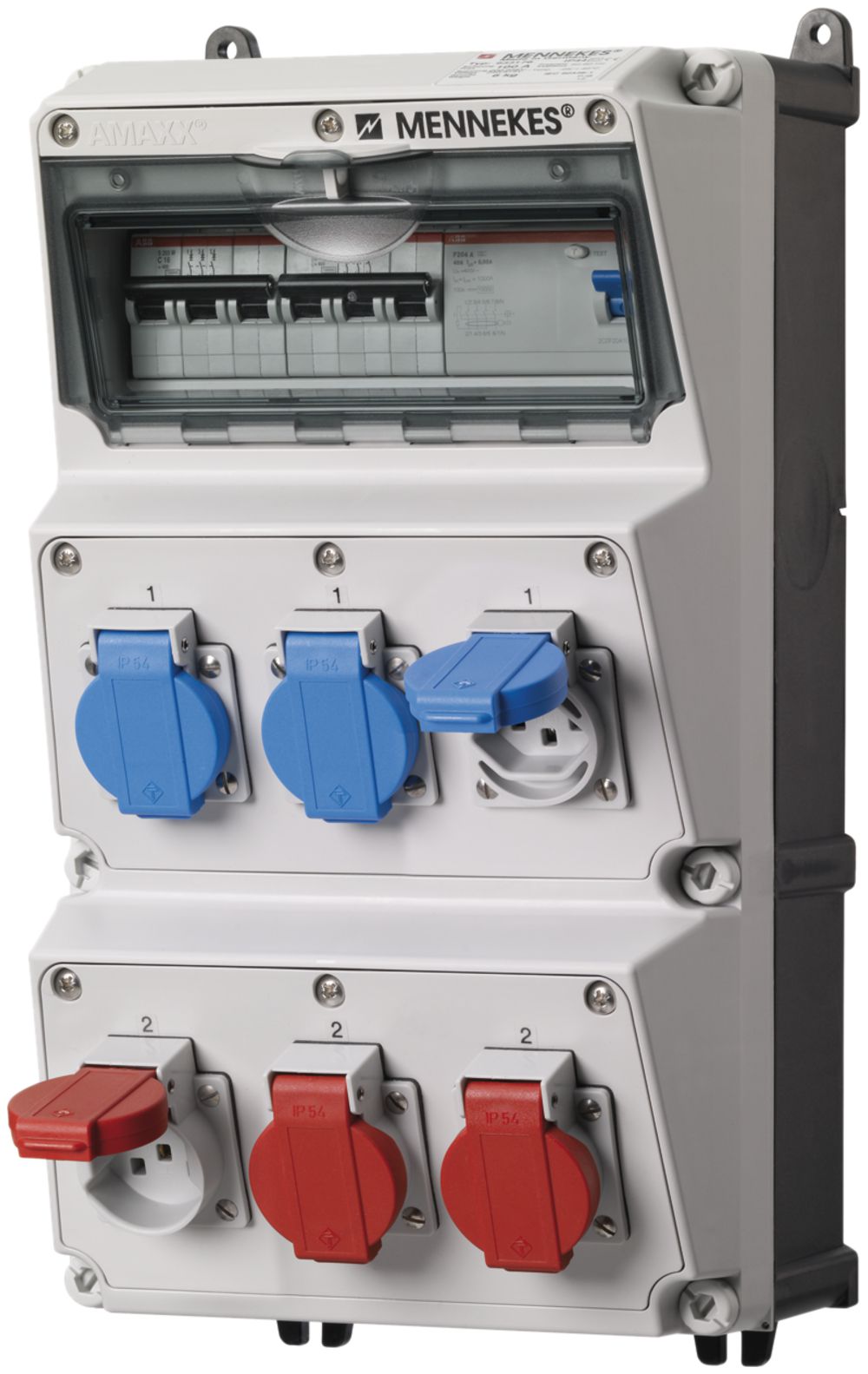 Stromverteiler Amaxx 40A 1×FI 2×LS 3×T23 3×T25