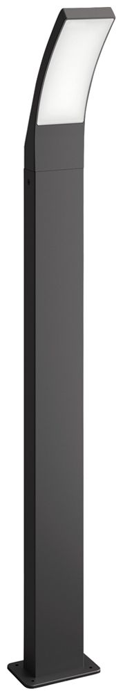 Borne lumineuse LED Philips Splay 12W 1200lm 4000K plaq.d.base 960mm IP44 anthr.