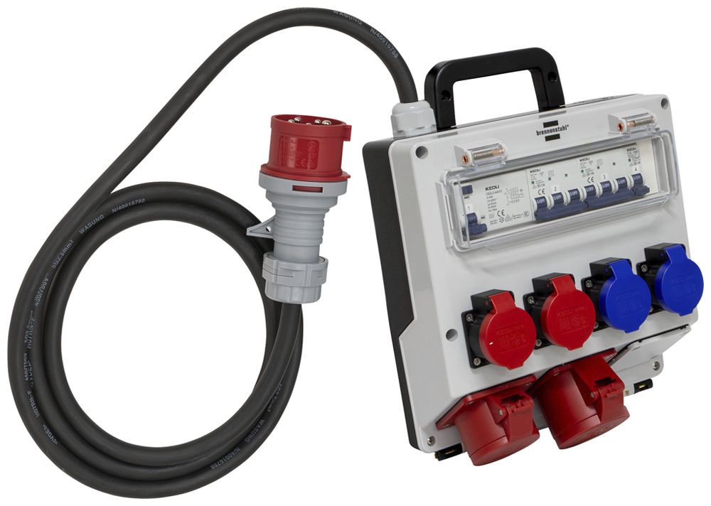 Stromverteiler Brennenstuhl CEE32 2.2m 1×CEE16/CEE32 2×T23/T25