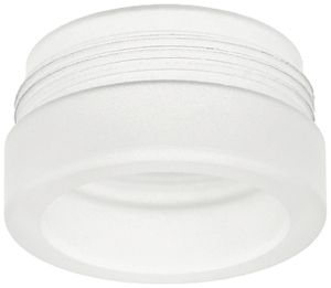 Zierring SG Tube Micro Ø39×21mm Kunststoff transparent