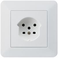 UP-Steckdose HA kallysto.trend Typ 15 mit Steckklemmen weiss