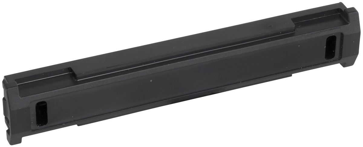 Plaque d'obturation pour panneau Netscale 48, 109×20mm, noir