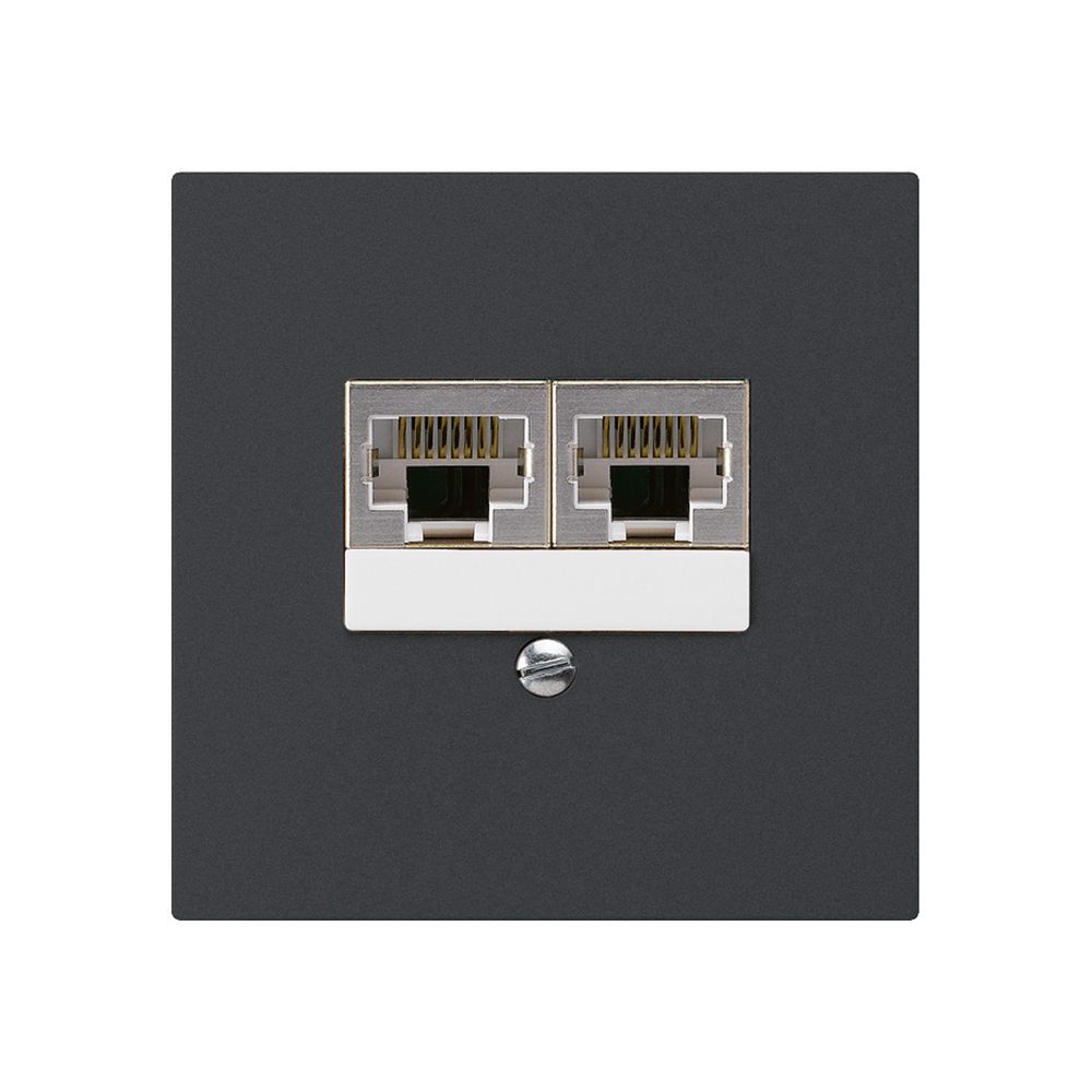 UP-Dose kallysto 2×RJ45s getrennt UKV schwarz