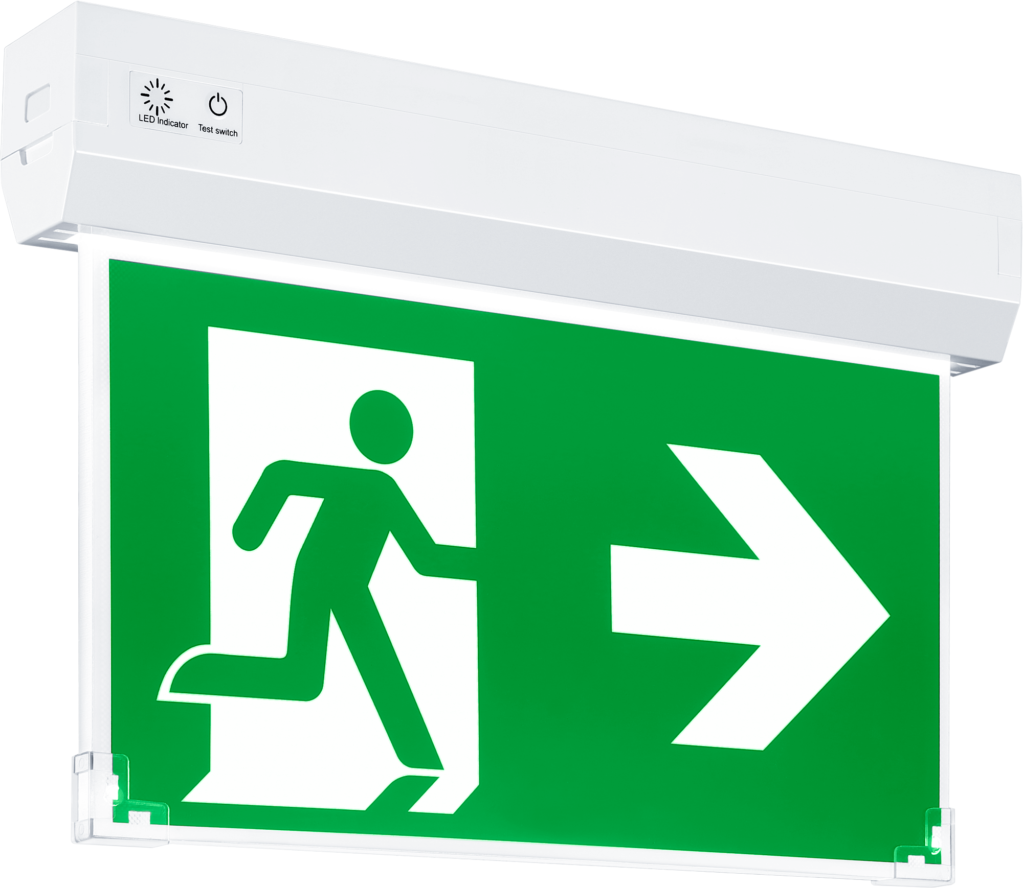 LED-Anbau-Fluchtwegeleuchte Nina 30m Selbsttest E3 LiFePO4