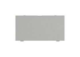 Bezeichnungsschild EDIZIO.liv 59.5×30.4mm gravierbar hellgrau