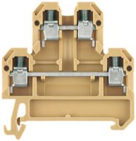 Mehrstock-Reihenklemme Weidmüller DK Schraub.4mm² 2 Etagen beige