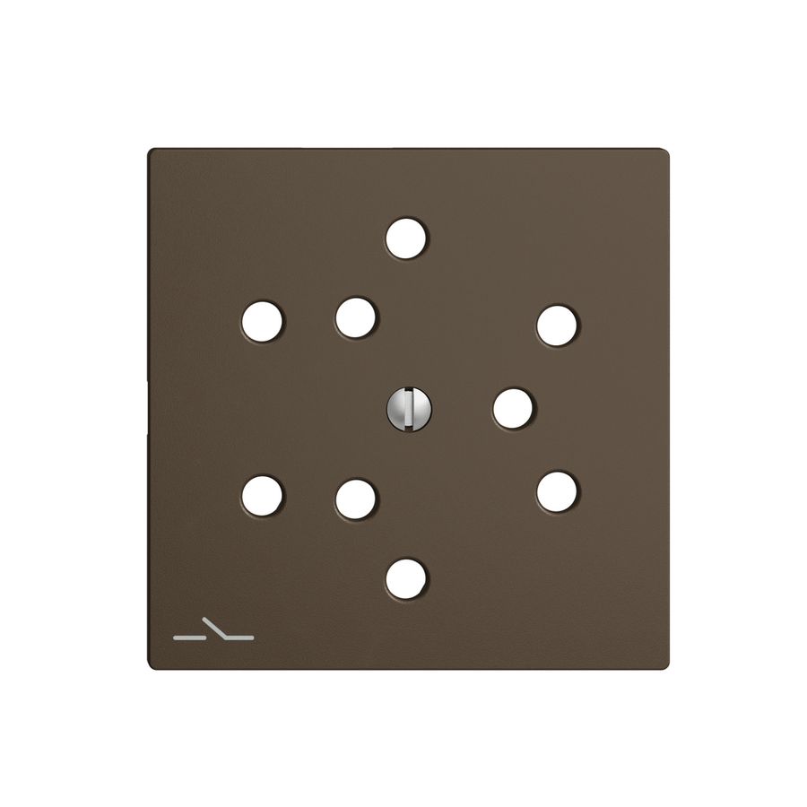 Plaque frontale 3×T12,S coffee EDIZIOdue