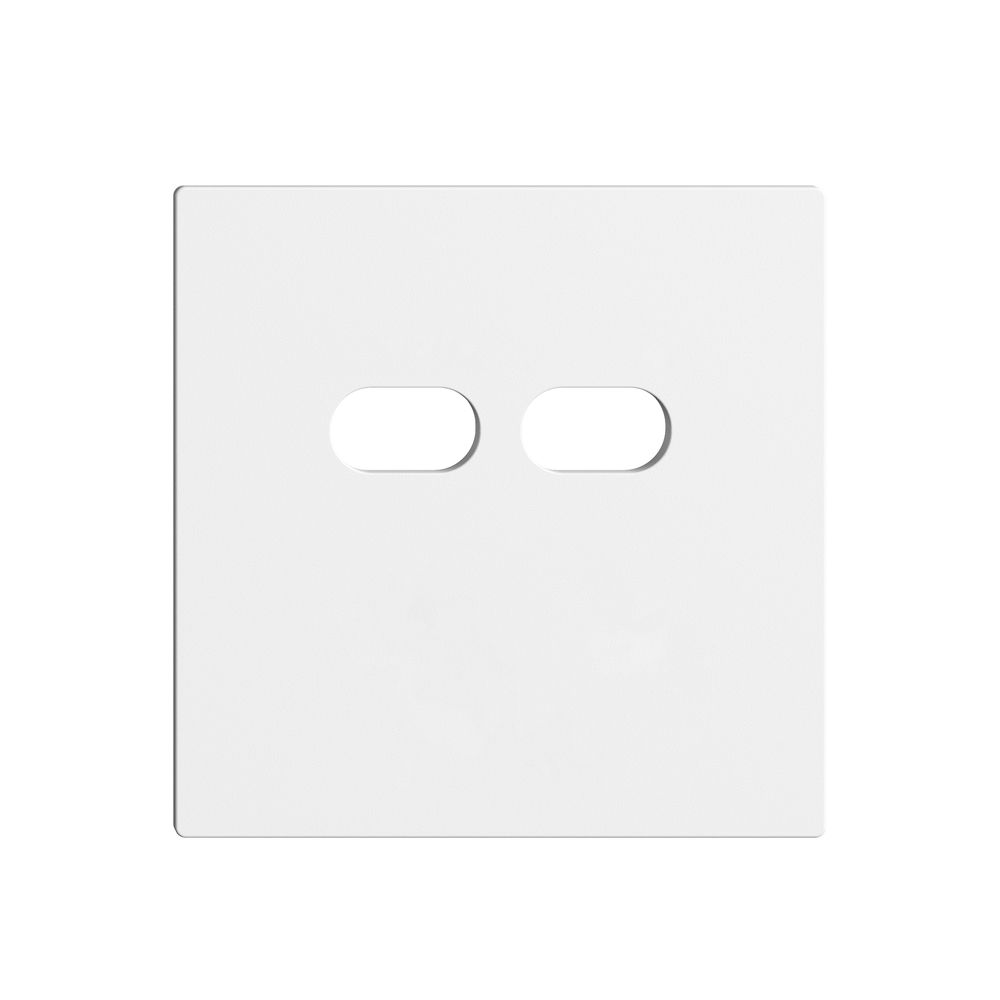 Montageset Feller EDIZIOdue für Steckdose USB 18W 2×Typ C weiss