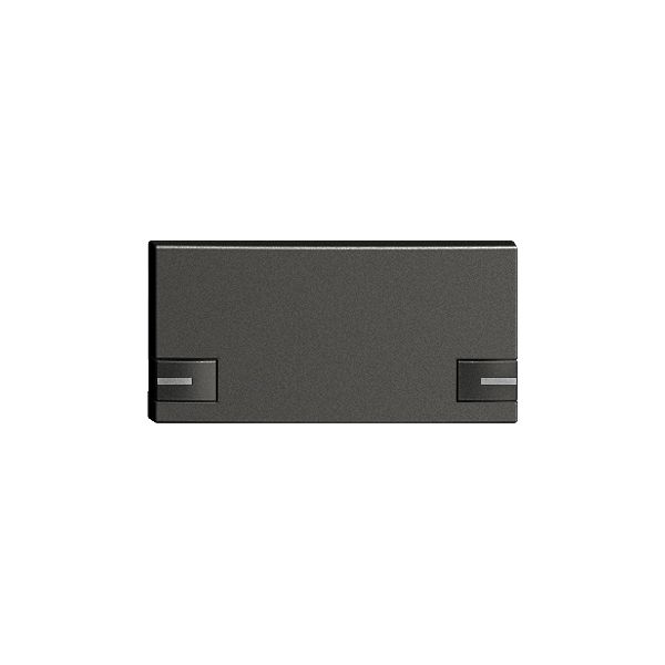 Touche 1/2 KNX/électron.a.LED EDIZIOdue 2× commande simple, noir