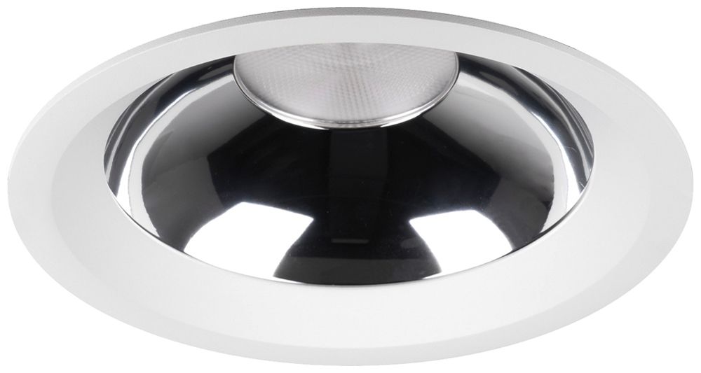 Downlight LED SLV C 200 24W 3100lm 940 IP54 WB DALI Ø226mm bianco